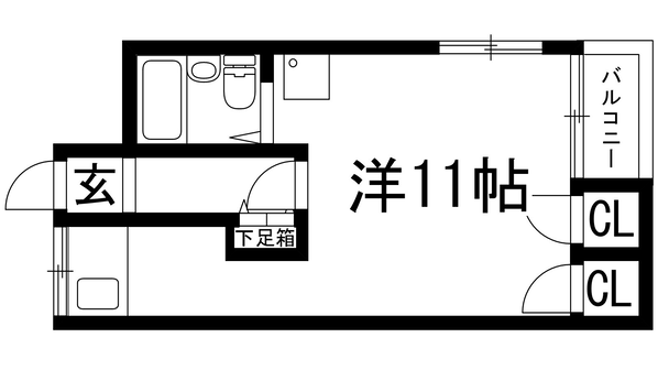 ハイツ青山の物件間取画像